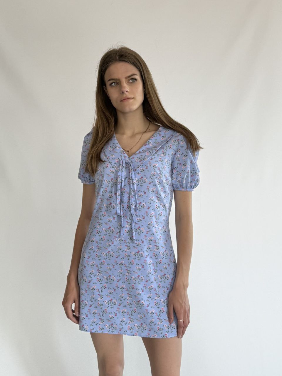 Сукня жіноча преміум блакитна S-XL